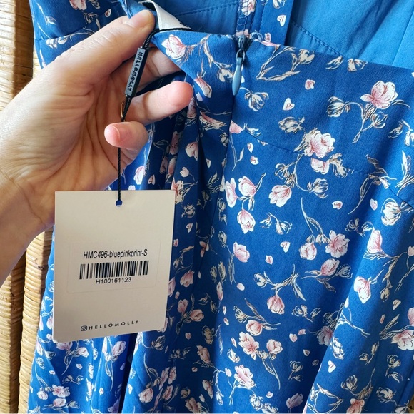 Hello Molly Blue & Pink Floral Dress - Picture 11 of 16